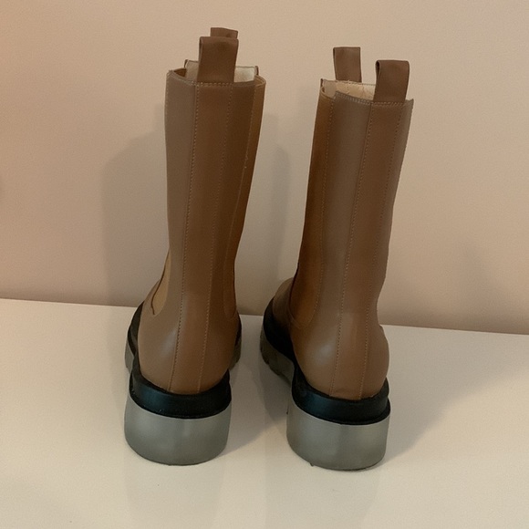 Tan combat boots - Picture 3 of 4